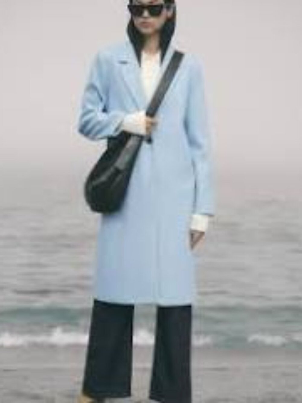Zara Blue Coat Size XL Like New